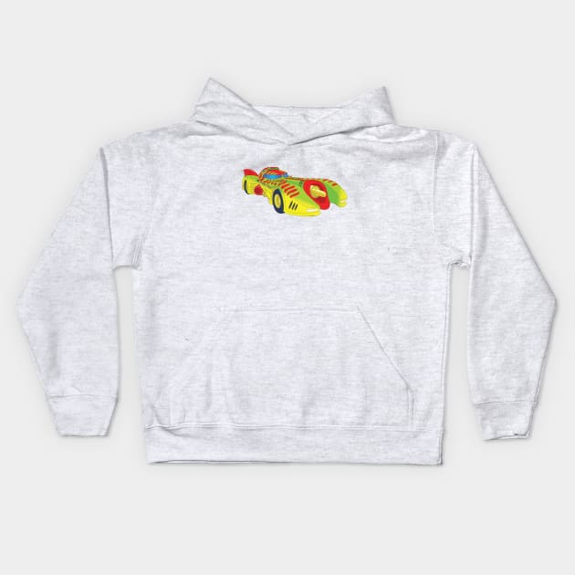 Jurassic Bat Kids Hoodie by Casey McCoy ARTS 